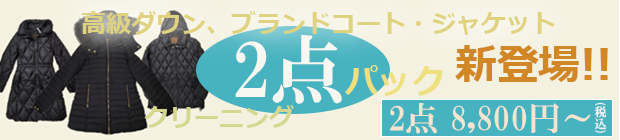 高級ブランド品ダウンクリーニング